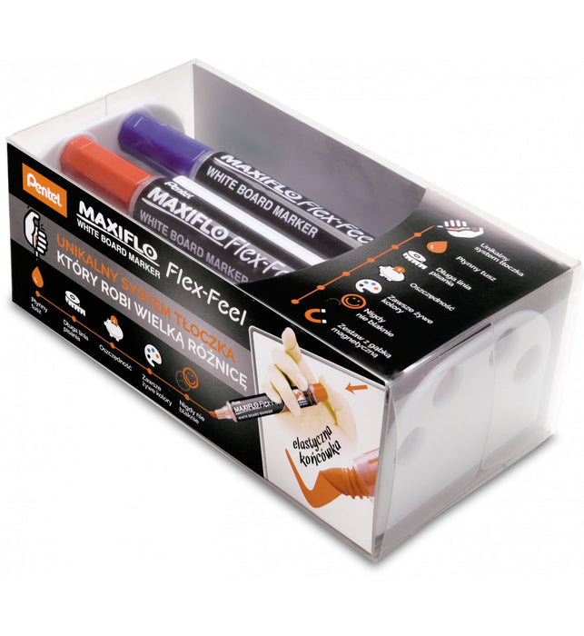 EAN 884851032553 - Pentel MWL5SBF-CX marcador 12 pieza(s) Punta de pincel Azul imagen 3