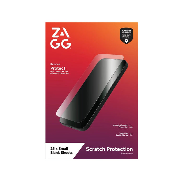 EAN 0840056181243 - InvisibleShield Defence Protector de pantalla Universal 25 pieza(s) imagen 1