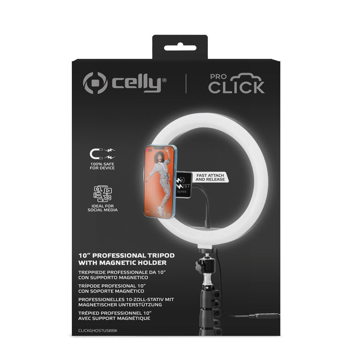 EAN 8021735197775 - Celly CLICKGHOSTUSB tripode Smartphone 3 pata(s) Negro imagen 15