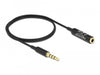 EAN 4043619660742 - DeLOCK 66074 cable de audio 3,5mm Negro, Plata imagen 1