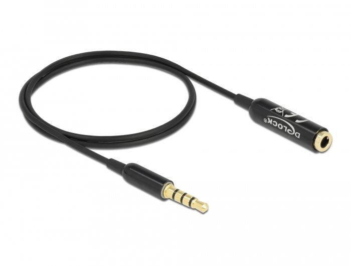 EAN 4043619660742 - DeLOCK 66074 cable de audio 3,5mm Negro, Plata imagen 1