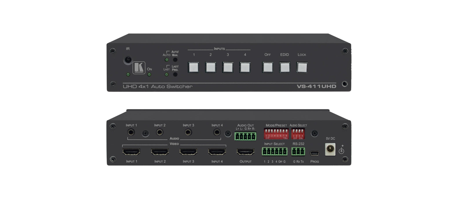 EAN 7291063076177 - Kramer Electronics VS-411UHD interruptor de video HDMI imagen 1