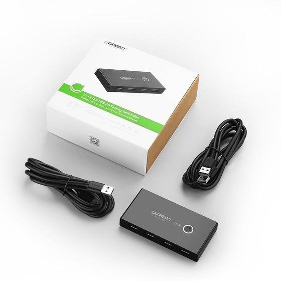 EAN 6957303837670 - Ugreen 30767 hub de interfaz USB 2.0 Negro imagen 2