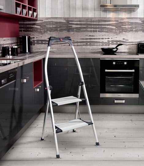 EAN 4007126430342 - Hailo LivingStep Comfort Plus Escalera taburete Aluminio, Negro imagen 4