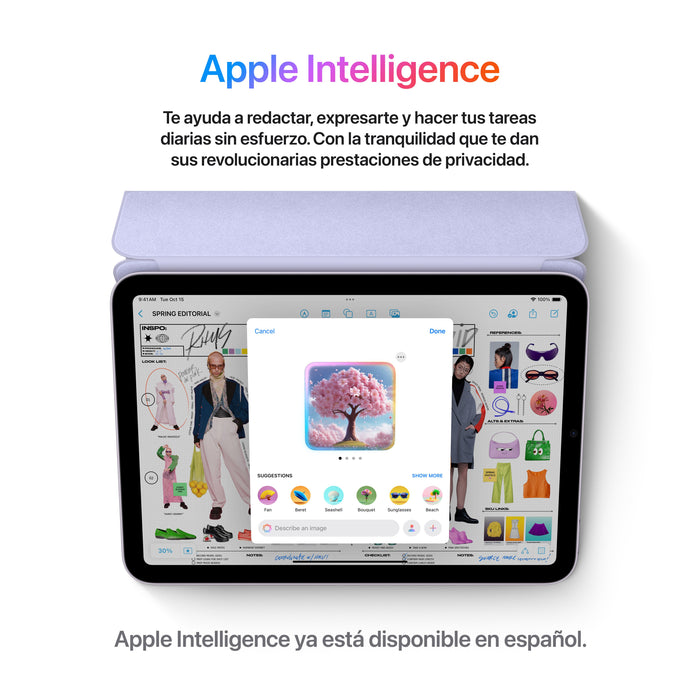EAN 0195949756047 - Apple iPad mini 7th gen 5G TD-LTE & FDD-LTE 128 GB 21,1 cm (8.3") Wi-Fi 6E (802.11ax) iPadOS 18 Púrpura imagen 5