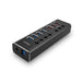 EAN 4002888433716 - Lindy 43371 hub de interfaz USB 3.2 Gen 1 (3.1 Gen 1) Type-B 5000 Mbit/s Negro imagen 4