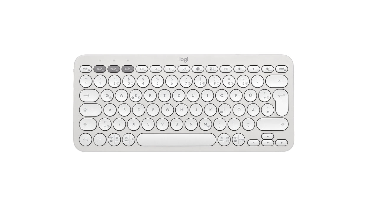 EAN 5099206111080 - Logitech 920-011796 teclado Universal Bluetooth QWERTZ Alemán Blanco imagen 1