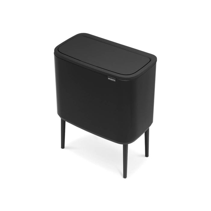 EAN 8710755316067 - Brabantia 316067 papelera 33 L Rectangular Acero inoxidable Negro imagen 2