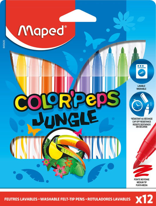 EAN 3154148459026 - Maped Color’Peps 845420 rotulador Medio 12 pieza(s) imagen 1