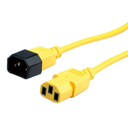 EAN 7630049614512 - ROLINE 19.08.1526 cable de transmisión Amarillo 0,8 m C14 acoplador C13 acoplador imagen 1