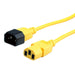 EAN 7630049614512 - ROLINE 19.08.1526 cable de transmisión Amarillo 0,8 m C14 acoplador C13 acoplador imagen 1