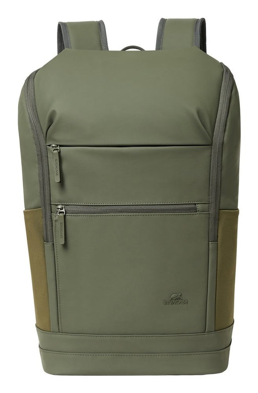 EAN 4260709015644 - Rivacase Eden mochila Mochila de viaje Oliva cuero PU, Poliéster, Tereftalato de polietileno reciclado (r imagen 1