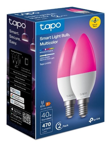 EAN 8885020622720 - TP-Link Tapo L430C lámpara LED Multi 6500 K 4,8 W E14 F imagen 2
