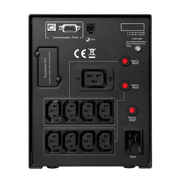 EAN 4712364146367 - CyberPower PR3000ELCDSL sistema de alimentación ininterrumpida (UPS) Línea interactiva 3 kVA 2700 W 9 sal imagen 3