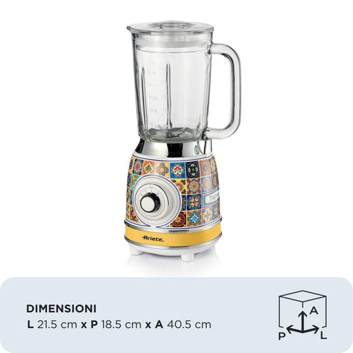EAN 8003705122796 - Ariete 0583/0P 1,5 L Batidora de vaso 1000 W Azul, Amarillo imagen 2