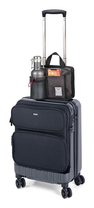 EAN 4024023022302 - TROIKA BBG67/GY bolso y bandolera Poliéster Negro, Gris Unisex Bolsa para carrito de la compra imagen 4
