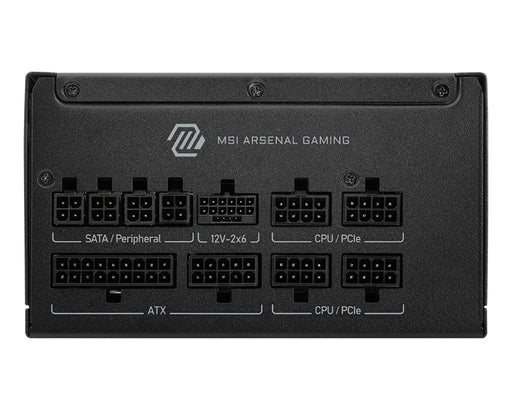 EAN 4711377297738 - MSI MAG A1000GLS PCIE5 unidad de fuente de alimentación 1000 W 24-pin ATX ATX Negro imagen 2