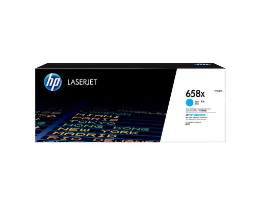 EAN 0192545650731 - HP 658X High Yield Cyan Original LaserJet Toner Cartridge cartucho de tóner 1 pieza(s) imagen 1