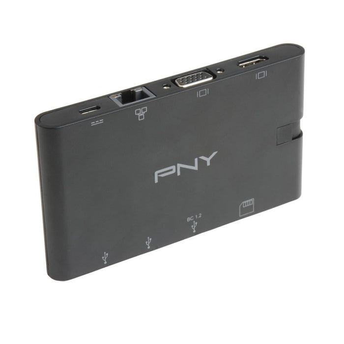 EAN 3536403374754 - PNY A-2UF-2TC-K01-RB base para portátil y replicador de puertos Acoplamiento Negro imagen 2