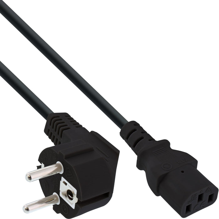 EAN 4043718290154 - InLine B-16647E cable de transmisión Negro 1 m CEE7/7 C13 acoplador imagen 1