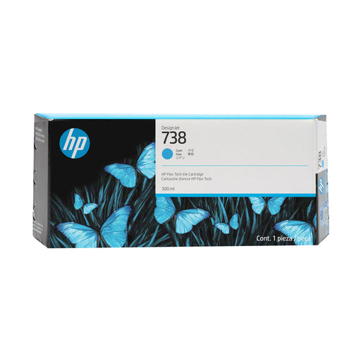 EAN 0196548336166 - HP 738 300-ml Cyan DesignJet Ink Cartridge cabeza de impresora Inyección de tinta térmica imagen 1