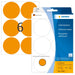 EAN 4008705022842 - HERMA 2284 etiqueta autoadhesiva Círculo Naranja 144 pieza(s) imagen 1