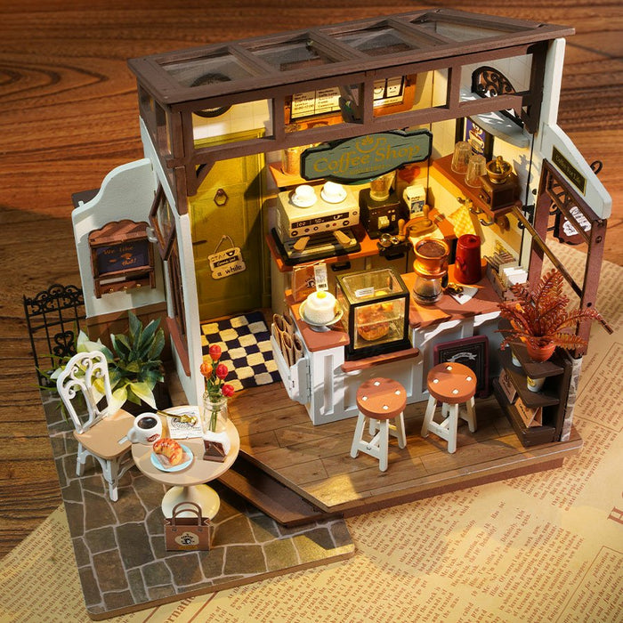 EAN 6946785119312 - ROBOTIME DG162 Casa en miniatura y rincón de libros para montar Casa en miniatura para montar imagen 9