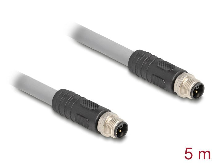 EAN 4043619805365 - DeLOCK 80536 cable para sensor y actuador 5 m RST M12 Gris imagen 2
