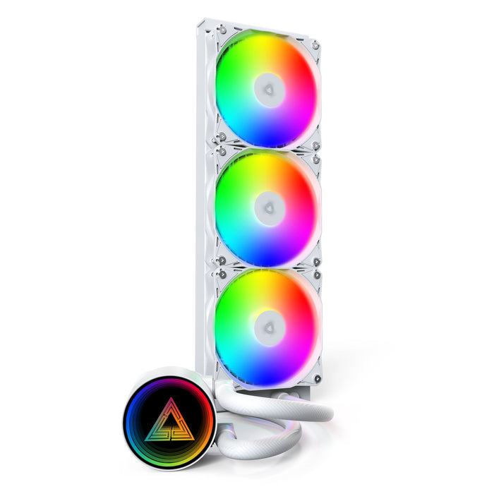 EAN 4710562749571 - Montech LightFlow ARGB 360 Procesador Sistema de refrigeración líquida todo en uno 12 cm Blanco 1 pieza(s imagen 1