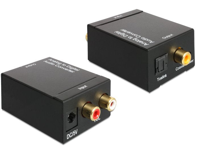 EAN 4043619624430 - DeLOCK 62443 convertidor de audio Negro imagen 1