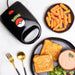 EAN 0840790145624 - Uncanny Brands Pokémon Poké Ball sandwichera Negro, Rojo, Blanco imagen 2