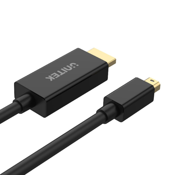 EAN 4894160046833 - UNITEK V1152A adaptador de cable de vídeo 2 m Mini DisplayPort HDMI Negro imagen 2