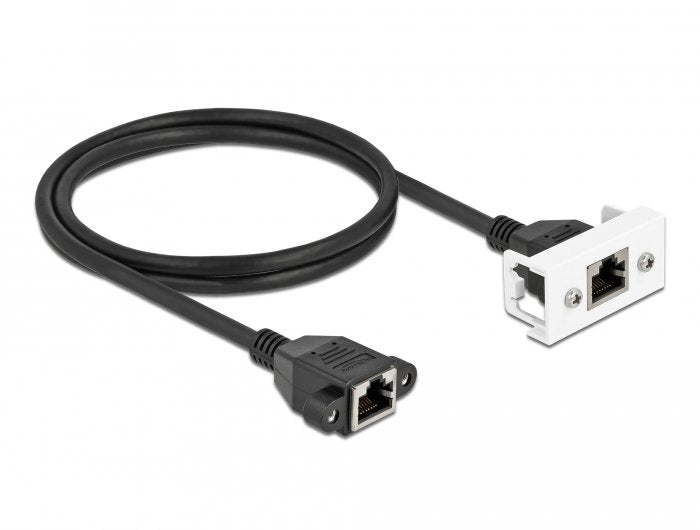 EAN 4043619871315 - DeLOCK 87131 cable de red Negro, Blanco Cat6a S/FTP (S-STP) imagen 1