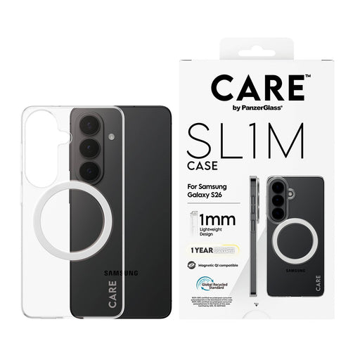 EAN 5715685035197 - PanzerGlass CARE™ by ® SL1M Case Transparent w. Qi Samsung Galaxy S26 funda para teléfono móvil 16 cm (6. imagen 2