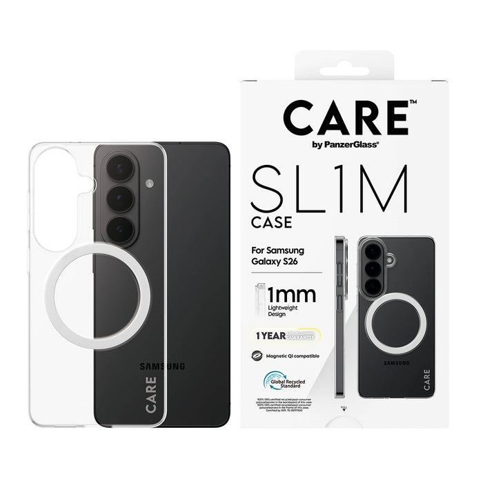 EAN 5715685035197 - PanzerGlass CARE™ by ® SL1M Case Transparent w. Qi Samsung Galaxy S26 funda para teléfono móvil 16 cm (6. imagen 2