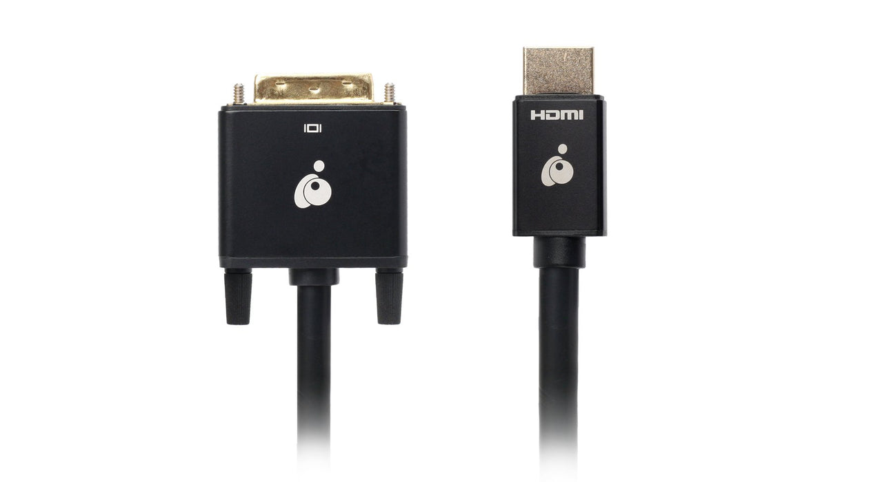 EAN 881317518163 - iogear GHDDVIC4K3 adaptador de cable de vídeo 2 m HDMI tipo A (Estándar) DVI-D Negro imagen 2