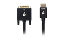 EAN 881317518163 - iogear GHDDVIC4K3 adaptador de cable de vídeo 2 m HDMI tipo A (Estándar) DVI-D Negro imagen 2