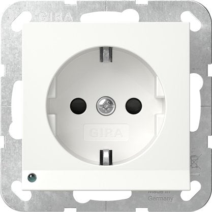 EAN 4010337094722 - GIRA 417003 toma de corriente Schuko Blanco imagen 1