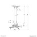 EAN 8721246340638 - Neomounts CL25-540WH1 montaje para projector Blanco imagen 17