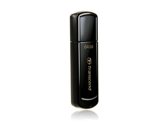 EAN 0760557821243 - Transcend JetFlash 350 unidad flash USB 64 GB USB tipo A 2.0 Negro imagen 1