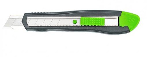 EAN 5705831106345 - Q-CONNECT KF10634 cúter Verde, Gris, Metálico Cúter de cuchillas intercambiables imagen 1
