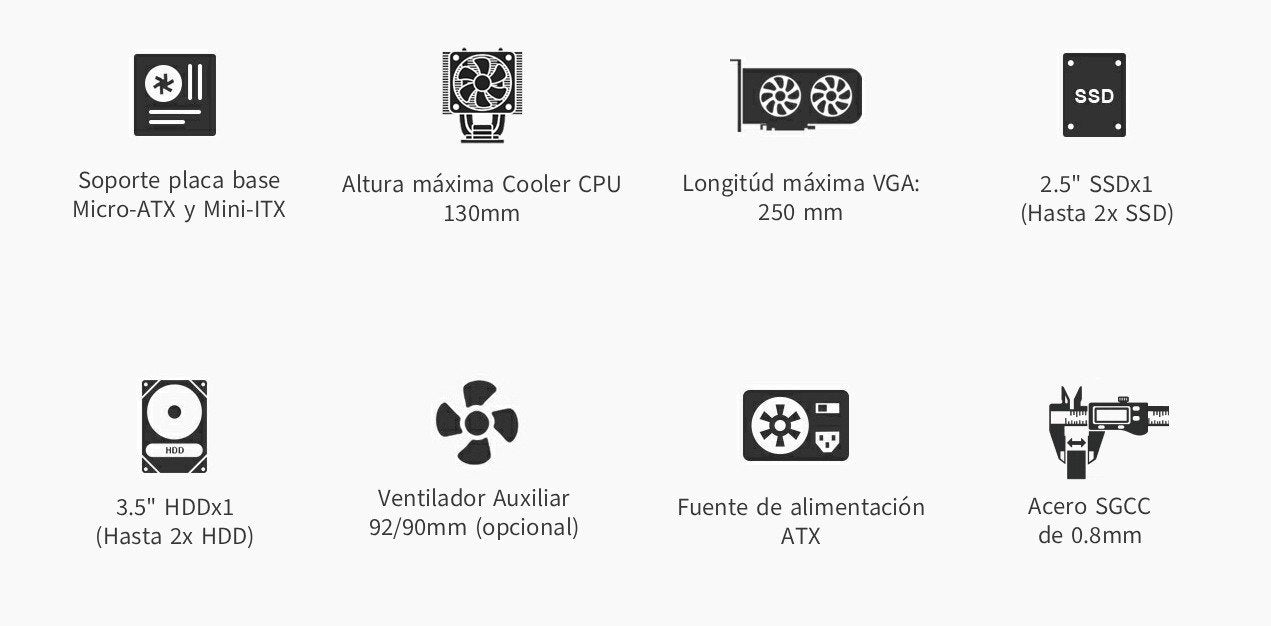 EAN 8436624423314 - CoolBox COO-PCM460-1 carcasa de ordenador imagen 7