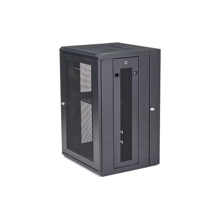EAN 0065030870061 - StarTech.com RK1820WALHM armario rack Bastidor de pared Negro imagen 4