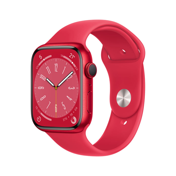 EAN 0194253149835 - Apple Watch Series 8 OLED 45 mm Digital 396 x 484 Pixeles Pantalla táctil Rojo Wifi GPS (satélite) imagen 1
