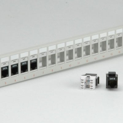 EAN 7611990170241 - ROLINE Cat.6 19"-Keystone Patch Panel, light grey UTP imagen 2