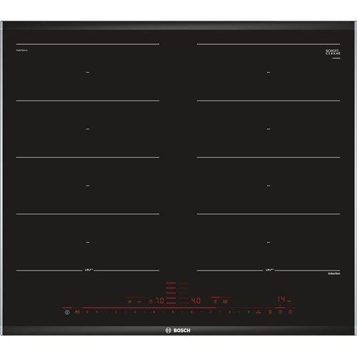 EAN 4242002848969 - Bosch PXX675DC1E hobs Negro, Acero inoxidable Integrado Con placa de inducción 4 zona(s) imagen 1