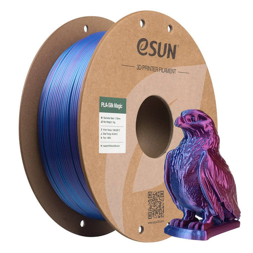 EAN 6922572202436 - eSUN EPLA-SILK MAGIC Ácido poliláctico (PLA) Azul, Rojo 1 kg imagen 1