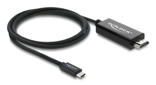 EAN 4043619817030 - DeLOCK 81703 adaptador de cable de vídeo 1 m USB Tipo C HDMI Negro imagen 1