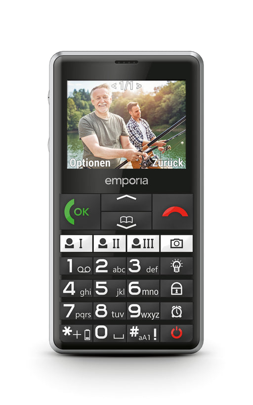 EAN 9005613168711 - Emporia emporiaPURE-LTE 5,87 cm (2.31") 107 g Negro Teléfono para personas mayores imagen 2