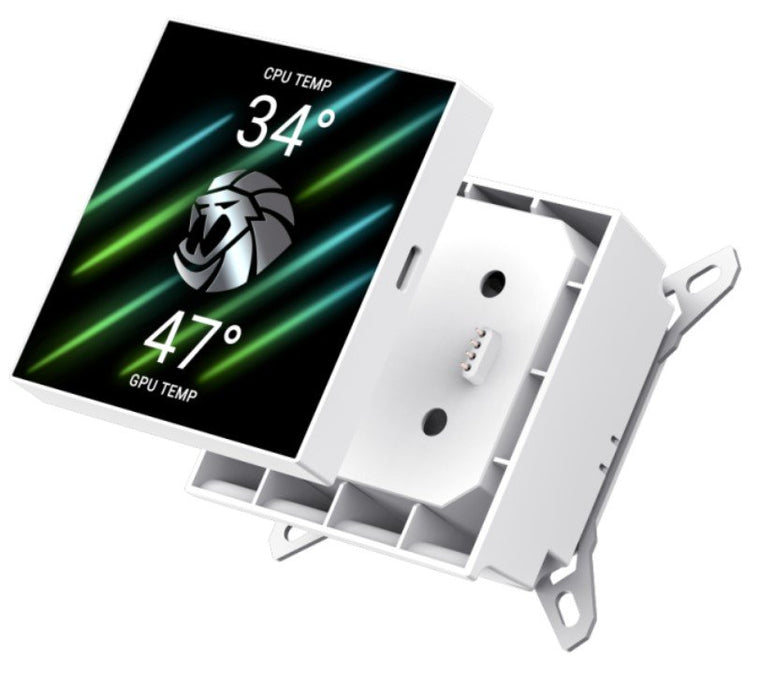 EAN 6931858754545 - GameMax Glacier 360 LCD WH Procesador Sistema de refrigeración líquida todo en uno 12 cm Blanco 1 pieza(s imagen 9